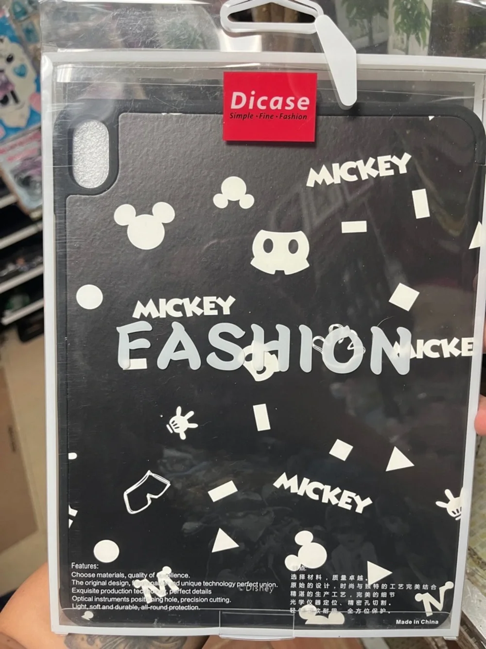 Dicase Mickey Mouse 'Explorer' Tablet Case in Black & Red ipad 10 2022